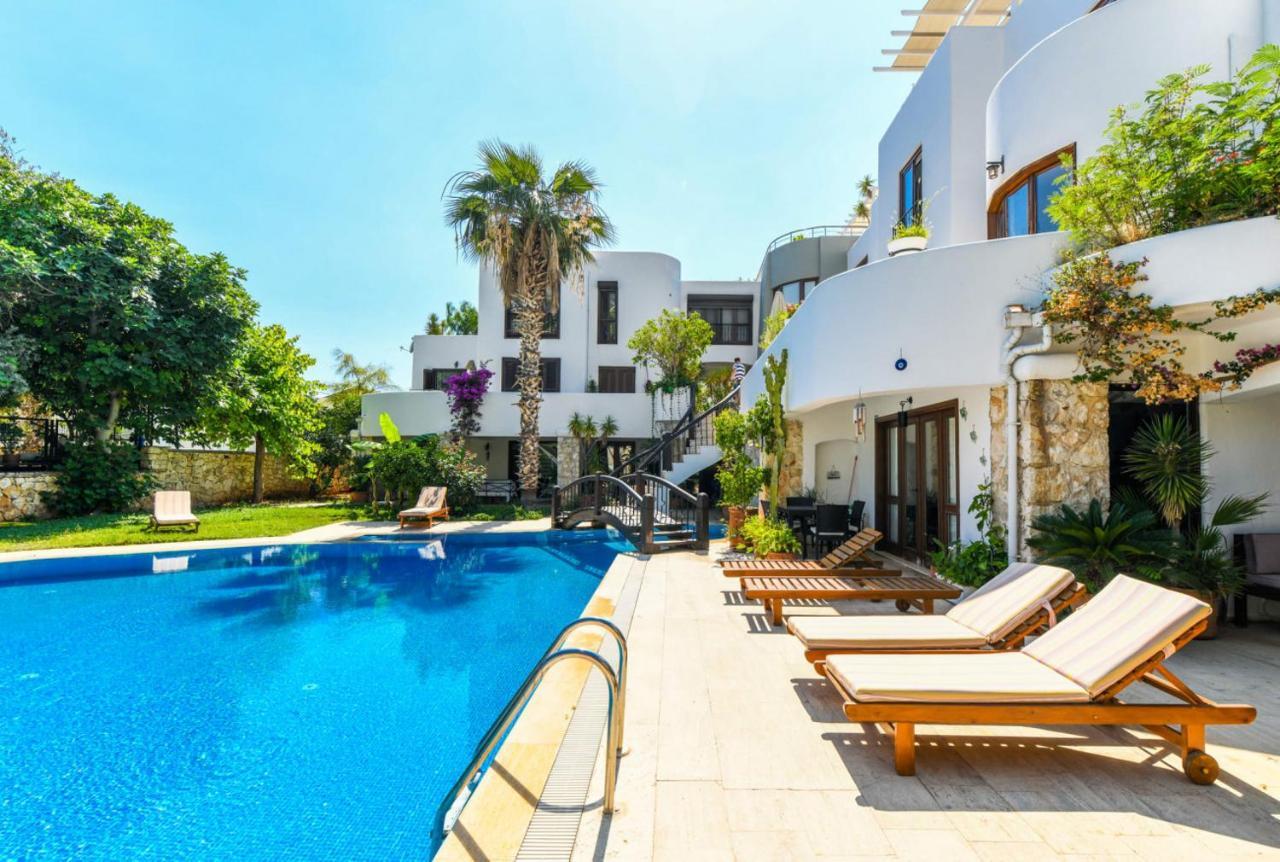 Апартаменты Duplex House With Shared Pool Near Beach In Калкан Экстерьер фото